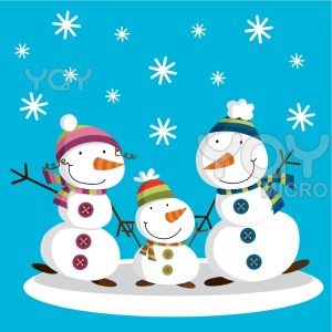 snowman-family