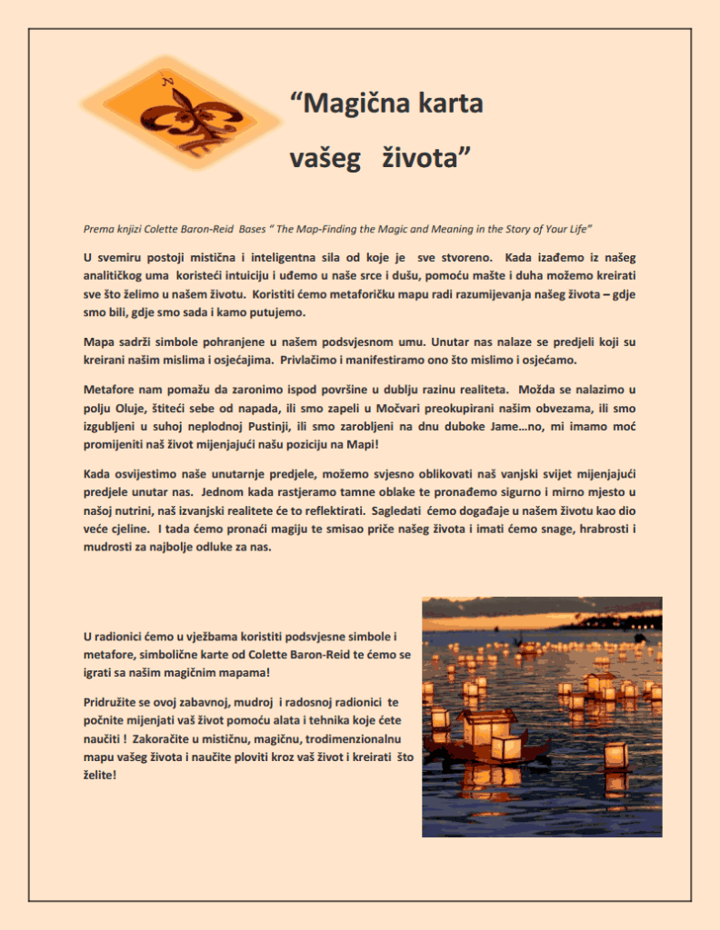 Sharon Prince Magična karta radionica1