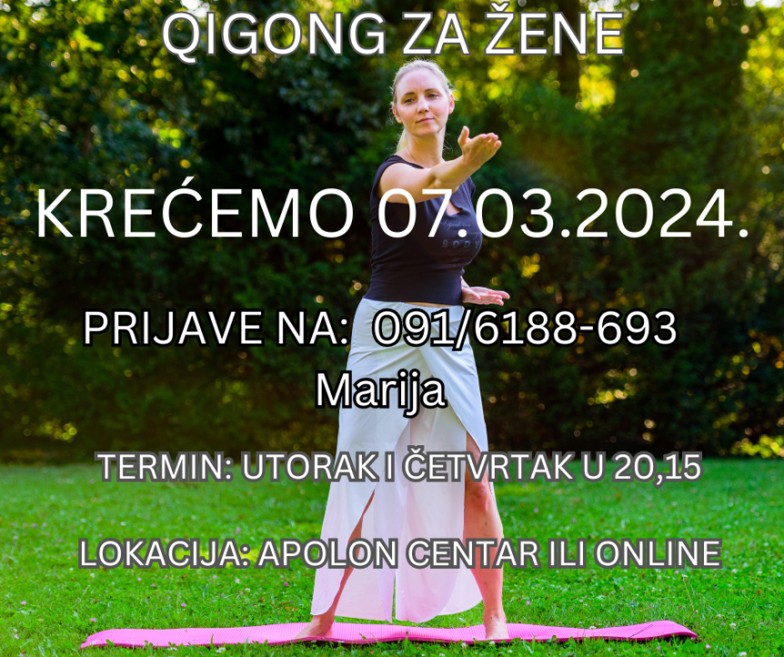 Počinje nova jesenska grupa QIGONG ZA&nbsp;ŽENE!